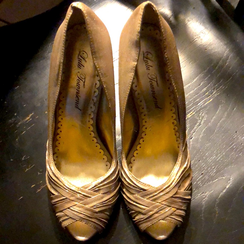 Metallic Color Stiletto 4 inch heels